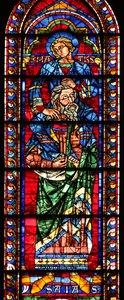Isaiah with St Matthew on His Shoulders