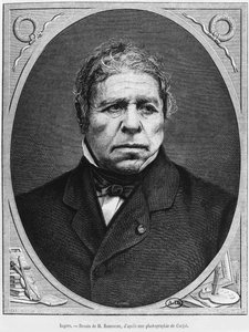 Jean Auguste Dominique Ingres (1780-1867) from a Photograph by Etienne Carjat (1828-1906) 1867