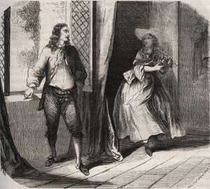 Jean Baptiste Poquelin, dit Moliere proposed to the comedian Mademoiselle de Brie (Catherine Leclerc du Rose)