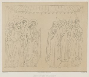 Jesus and the Pharisees by French School