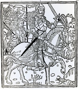 Joan of Arc, from La Mer des Histoires, 1491