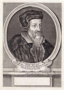 John Wycliffe, engraved by Daumont, Paris