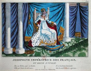 Josephine Empress of the French and Queen of Italy by French School