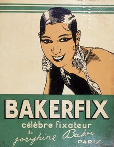 Josephine Baker - advertising for Bakerfix: Josephine Baker