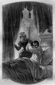 King Charles IX of France (1550-1574) on his deathbed around May 30