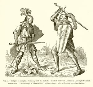 Knights in Complete Armour, with the Salade by French School