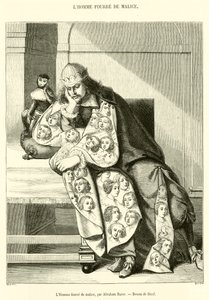 The Man Full of Malice (engraving) by French School
