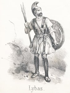 Lybas: Greek who attended the siege of Troy, in the army of Ulysses by French School