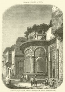 The Seby-el-Bedawieh Fountain in Cairo (engraving)