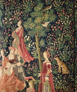 La Vie Seigneuriale: Young women and a fox, c.1500