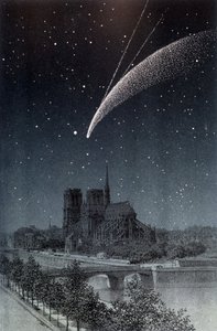 The Comet of Donati, seen in Paris 04/10/1858 - in 