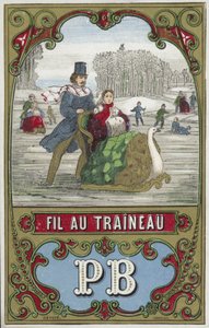 Label for Sledge thread by French School