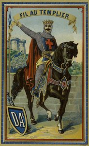 Label for Templar thread by French School