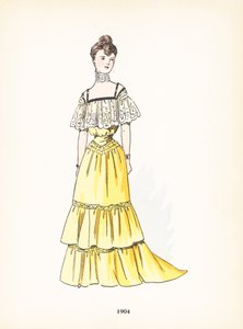 Ladies fashion, 1904 by French School