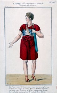 Lafon in the role of Horace in the tragedy of Horaces by Corneille (1640) by French School
