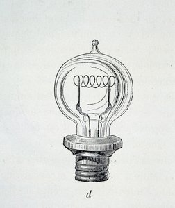 Lamp Edison - in The new conquests of science by Figutree
