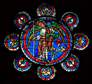 Last Judgement: An Angel with Spear of the Passion by French School
