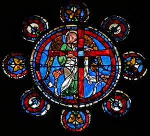 Last Judgement: An Angel with the Cross by French School