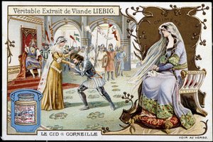 Le Cid by Pierre Corneille - Liebig chromolithography, 19th century
