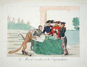 The Concluded Market, or the Capitulation, pub. 1814 by French School