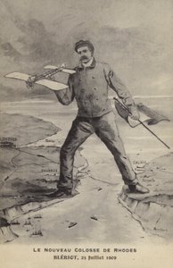 The New Colossus of Rhodes, Bleriot, 25 July 1909 by French School