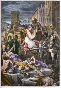 The Devotion of the Bishop of Marseille, Henri Francois Xavier de Belsunce Castelmoron, during the Plague of Marseille in 1720-1721