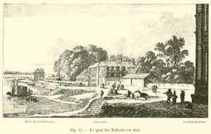 The Quai des Tuileries in 1650 by French School