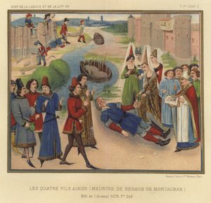 The Four Sons of Aymon, Murder of Renaud de Montauban by French School