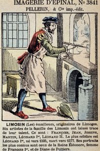 The enamellers of Limoges - imagery of Epinal, ed. Pellerin by French School