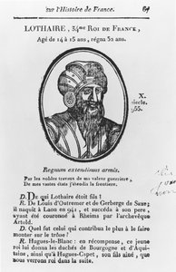 Lothair, Carolingian King of France by French School