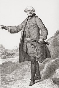 Louis Charles César Le Tellier known as the Duke of Estrées, French military commander and Marshal of France. From Les Heures Libres published 1908 by French School
