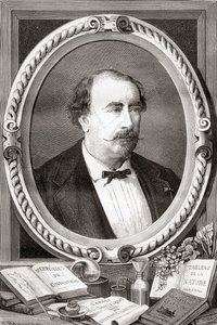 Louis Figuier, French Scientist and Writer, from Les Merveilles de la Science, pub.1870