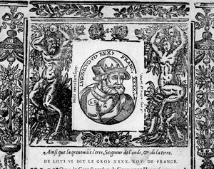 Louis VI Le Gros - in Portraits of the kings of France