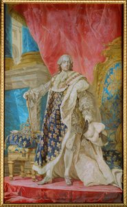 Louis XV, King of France. Carton for a Tapestry