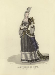 Louise Benedicte de Bourbon, Duchess of Maine by French School