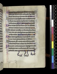 Folio from the Psalter and Hours of Isabella of France, Paris, c.1265-70 by French School