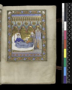Folio from the Psalter and Hours of Isabella of France, Paris, c.1265-70 by French School