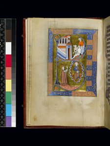 Folio from the Psalter and Hours of Isabella of France, Paris, c.1265-70