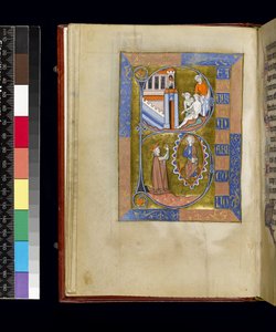 Folio from the Psalter and Hours of Isabella of France, Paris, c.1265-70