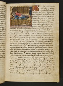 MS Hunter 252 012r Page from Cent Nouvelles Nouvelles, c.1461-62