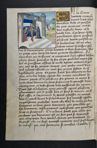 MS Hunter 252 034v Page from Cent Nouvelles Nouvelles, c.1461-62