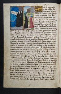 MS Hunter 252 045v Page from Cent Nouvelles Nouvelles, c.1461-62