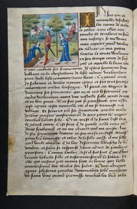 MS Hunter 252 051v Page from Cent Nouvelles Nouvelles, c.1461-62