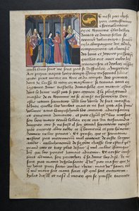 MS Hunter 252 062v Page from Cent Nouvelles Nouvelles, c.1461-62