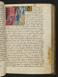 Page from Cent Nouvelles Nouvelles, c.1461-62