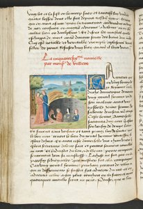 Page from Cent Nouvelles Nouvelles, c.1461-62