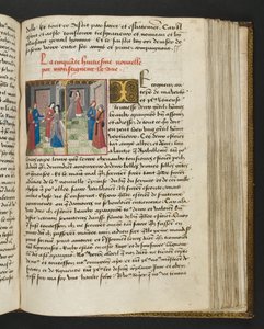 Page from Cent Nouvelles Nouvelles, c.1461-62
