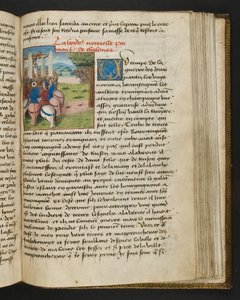 Page from Cent Nouvelles Nouvelles, c.1461-62
