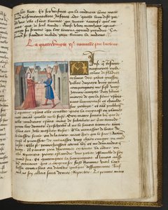 Page from Cent Nouvelles Nouvelles, c.1461-62