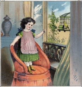 Madeleine, the little girl, received a serin for her birthday: this one is in a cage and despite the affection the child bears him, he regrets his freedom and feels a prisoner